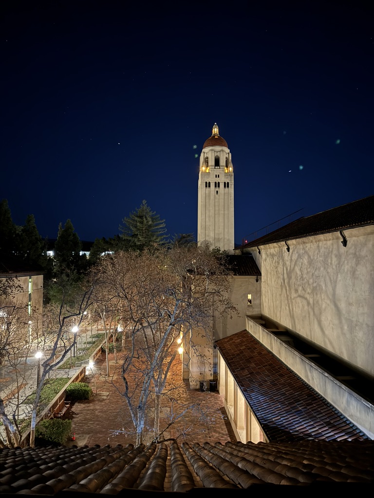Beautiful view of Hoover from Mem Aud